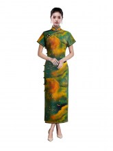 cheongsam-silk-fragrant-shoulder-sleeve-green-dress-1